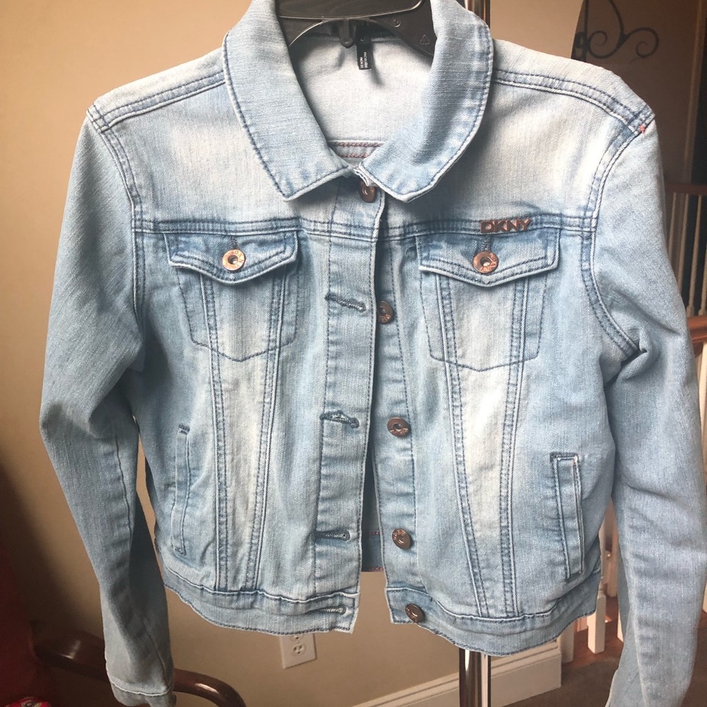 Aeropostale Distressed Jean Denim Jacket S
